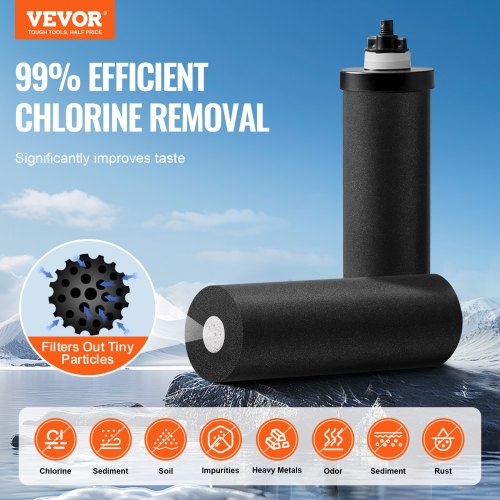 Gravityfed Water Filter System 225G 304 StainlessSteel Countertop