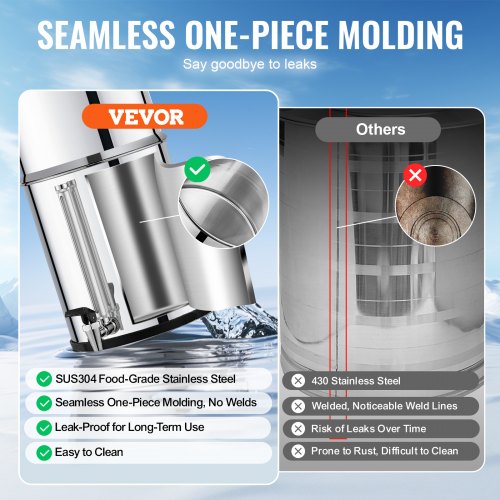 Gravityfed Water Filter System 225G 304 StainlessSteel Countertop