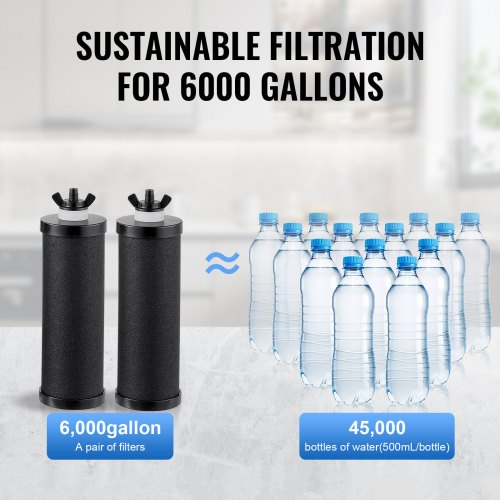 Gravityfed Water Filter System 225G 304 StainlessSteel Countertop