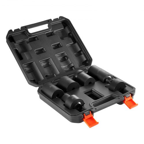 Spindle Nut Socket Tool Kit 12 inch Drive 6 Piece Axle Hub Nut Socket Set