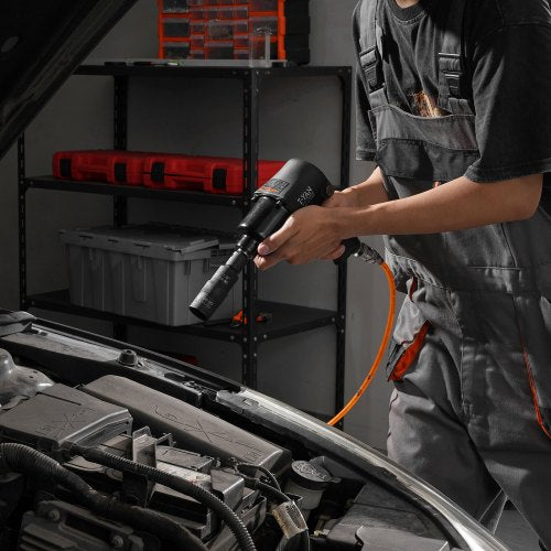 Lug Nut Impact Socket Set 12 inch Drive Metric and SAE 6Point Flip Socket