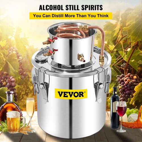 Alcohol Still 132Gal50L Alcohol Distiller with Circulating Pump Alcohol