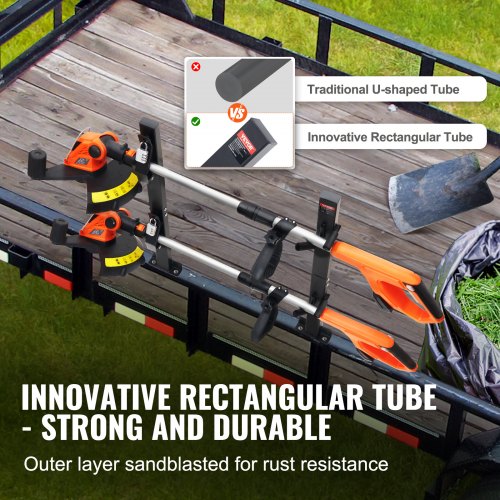 Trimmer Rack 2 Place Weeder Trimmer Rack Trim Holder Trailer Rack Carrier