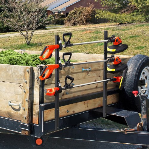 Trimmer Rack 3 Place Weeder Trimmer Rack Locking Trim Holder Landscape