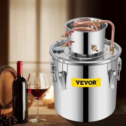 Alcohol Still 96Gal38L Alcohol Distiller with Circulating Pump Alcohol
