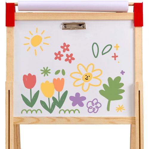 Art Easel for Kids 3in1 Wooden DoubleSided Kids Art Easel with Magnetic