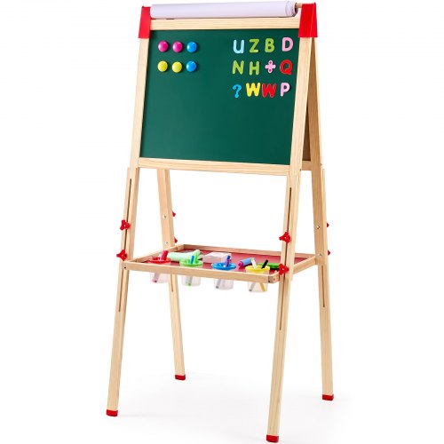 Art Easel for Kids 3in1 Wooden DoubleSided Kids Art Easel with Magnetic
