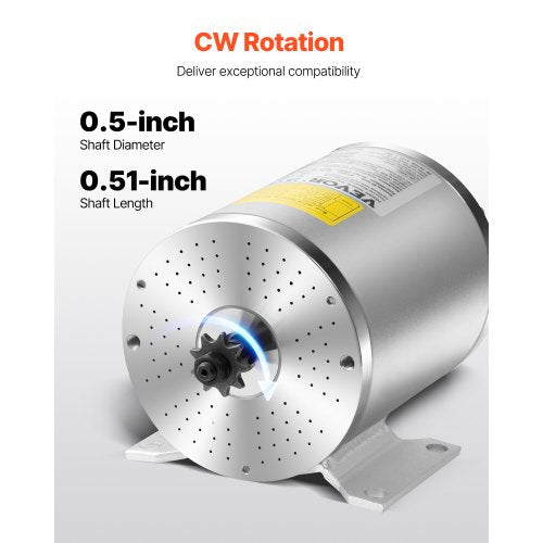 1800W Electric Brushless Dc Motor Kit 48V 4500Rpm With Upgraded Speed