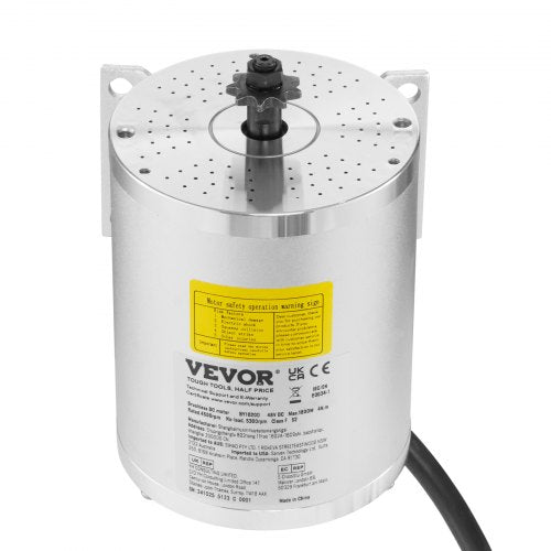 1800W Electric Brushless Dc Motor Kit 48V 4500Rpm With Upgraded Speed