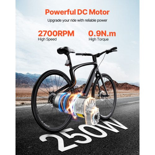 250W Electric Powerful DC Motor Kit – 24V 2700rpm Brushed Motor with Upgraded