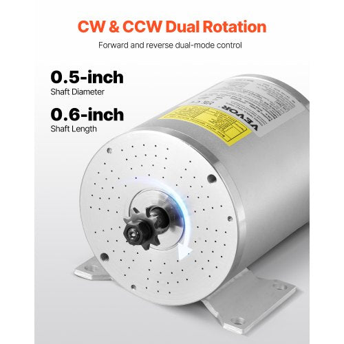 3000W Electric Brushless DC Motor Kit – 72V 4900rpm Motor with Upgraded