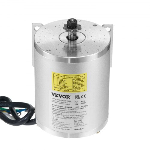 3000W Electric Brushless DC Motor Kit – 72V 4900rpm Motor with Upgraded