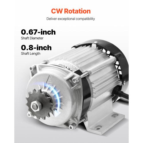 750W Electric Brushless DC Motor Kit – 48V 2700rpm Motor with Upgraded Speed