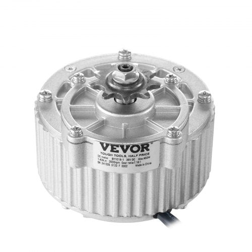 450W Electric Brushed Dc Motor Kit 36V 3000Rpm With Upgraded Speed Controller