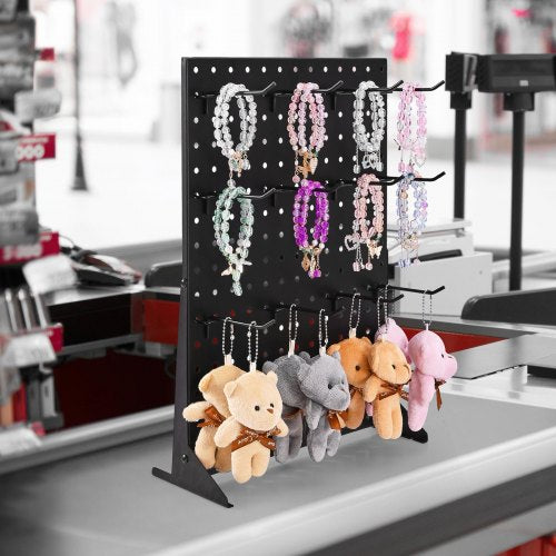 Pegboard Display Stand 17 x 13 Inch Tabletop Pegboard Display Stand with 15