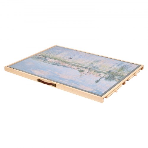 1000 Piece Rotating Puzzle Board with 4 Colorful Felt Drawers and Cover
