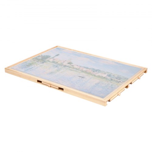 1000 Piece Rotating Puzzle Board with 5 Drawers and Cover 29x21 in Portable