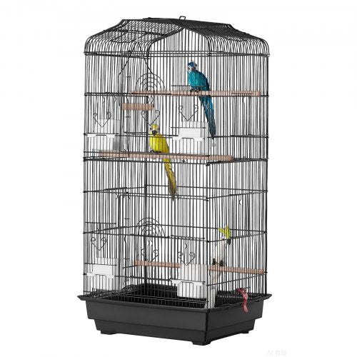 41inch Open Top Large Parrot Bird Cage Hanging Bird Cage for Parakeets