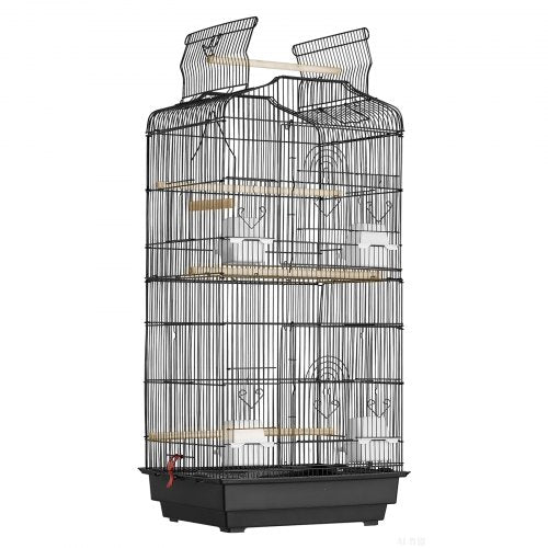 41inch Open Top Large Parrot Bird Cage Hanging Bird Cage for Parakeets