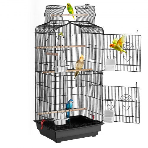41inch Open Top Large Parrot Bird Cage Hanging Bird Cage for Parakeets