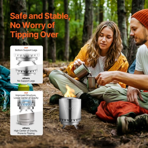 Tabletop Fire Pit6 inch Stainless Steel Tabletop Fireplace Indoor