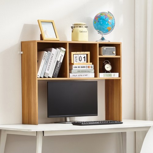 Desktop Bookshelf 1Tier Wood Desktop Storage Organizer 37 x 94 x 287