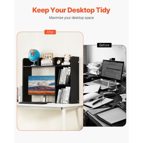 Desktop Bookshelf 2Tier Desktop Storage Organizer 372 x 95 x 289