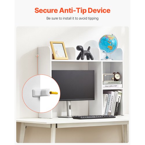 Desktop Bookshelf 2Tier Desktop Storage Organizer 37.2 x 9.5 x 28.9