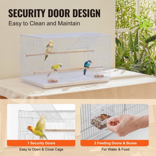 30inch Flight Bird Cage Stackable Bird Cage for Small Parrots Canaries