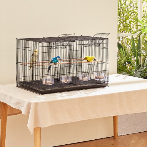30inch Flight Bird Cage Stackable Divided Small Parakeet Cage for Parrots
