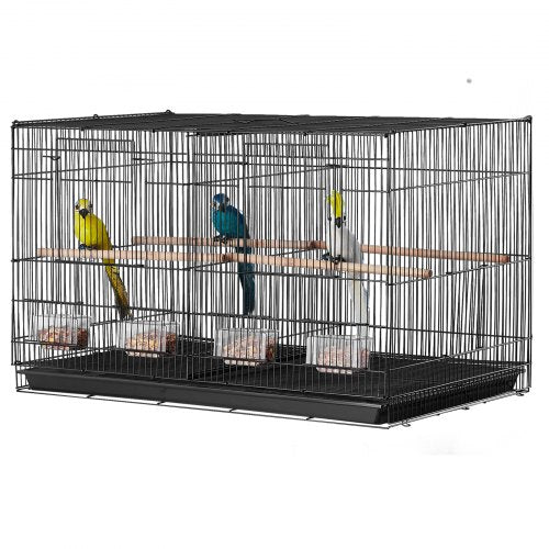 30inch Flight Bird Cage Stackable Divided Small Parakeet Cage for Parrots