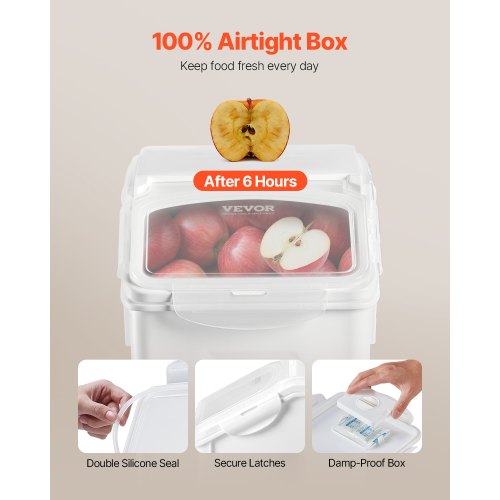 Rice Storage Container 45Gallon20L Capacity Large Dog Food Dispenser Bin
