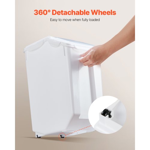 Rice Storage Container 45Gallon20L Capacity Large Dog Food Dispenser Bin