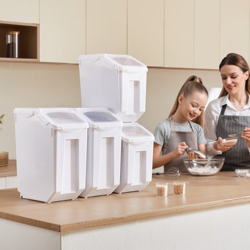 Rice Storage Container 35Gal15Lx2 45Gal20Lx2 Large Dog Food Dispenser