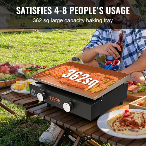 Commercial Griddle 224 Heavy Duty Manual Flat Top Griddle Countertop Gas
