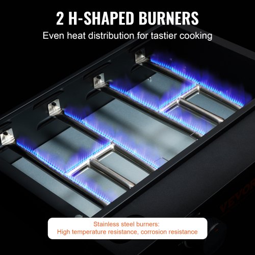 Commercial Griddle 224 Heavy Duty Manual Flat Top Griddle Countertop Gas