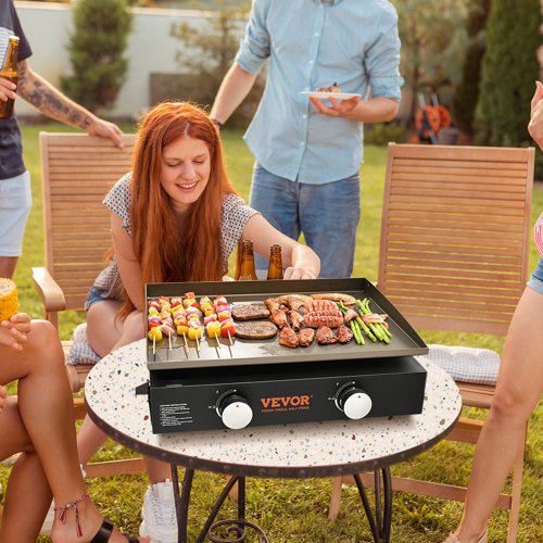 Commercial Griddle 224 Heavy Duty Manual Flat Top Griddle Countertop Gas