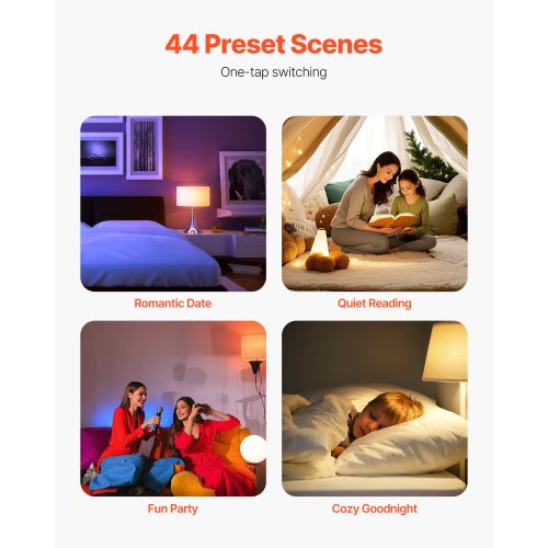 Smart Light Bulbs A19 E26 Smart Bulb That Work with Alexa Google