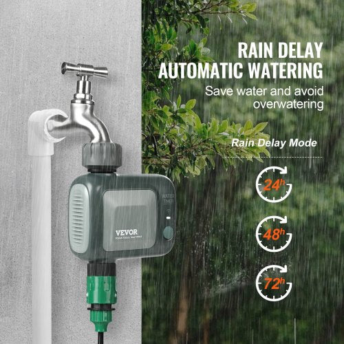 WiFi Sprinkler Timer Single Outlet Smart Hose Faucet Water Timer with Brass
