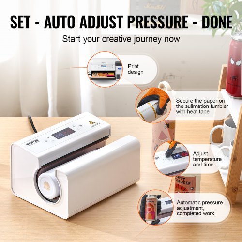 Auto Tumbler Heat Press Machine Mug Heat Press for 1130oz Sublimation
