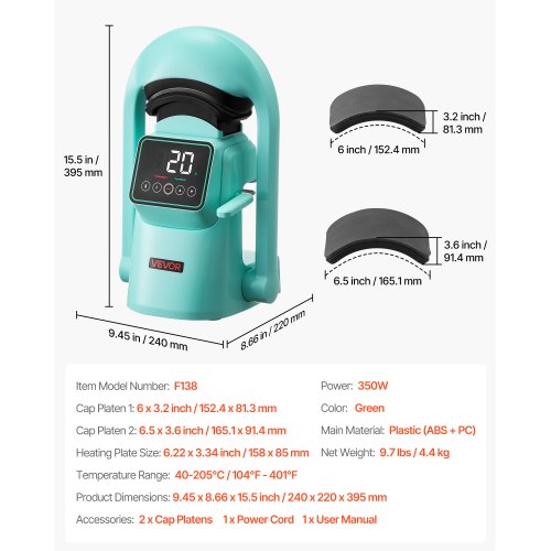 Auto Hat Heat Press Machine With 2Pcs Interchangeable Platens Automatic Open