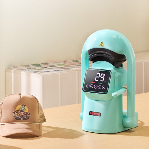 Auto Hat Heat Press Machine With 2Pcs Interchangeable Platens Automatic Open