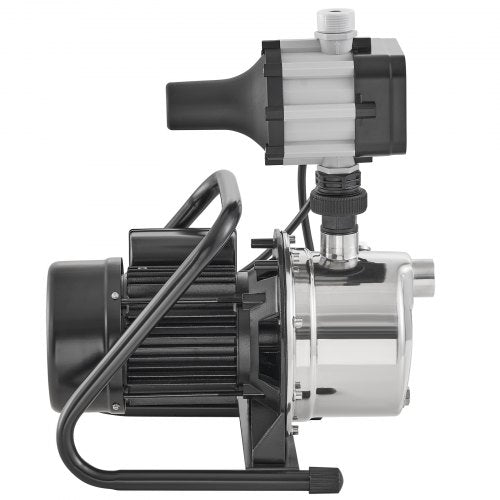 Shallow Well Pump 1HP 115V 1200 GPH 145 ft Head Portable Stainless Steel