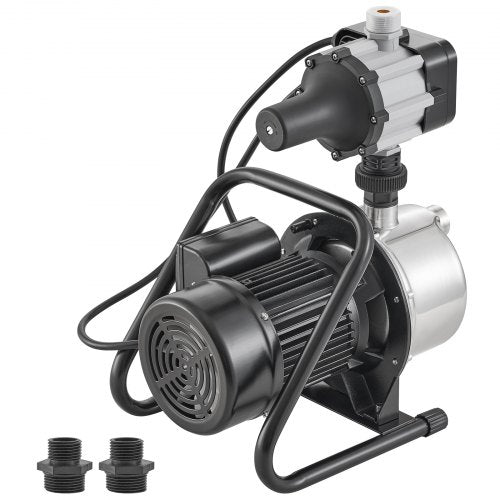 Shallow Well Pump 1HP 115V 1200 GPH 145 ft Head Portable Stainless Steel