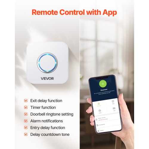 Door Chime DC 12V Wireless Door Open Contact Sensor Alarm Chime with 656