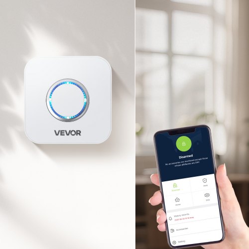Door Chime DC 12V Wireless Door Open Contact Sensor Alarm Chime with 656