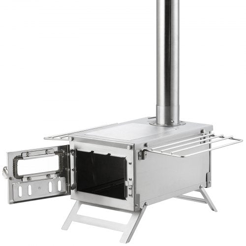 Wood Stove 80 inch Stainless Steel Camping Tent Stove Portable Wood