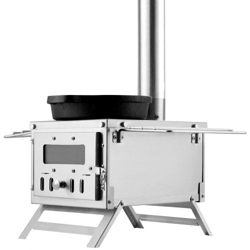 Wood Stove 80 inch Stainless Steel Camping Tent Stove Portable Wood