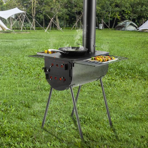 Wood Stove 118 inch Alloy Steel Camping Tent Stove Portable Wood Burning