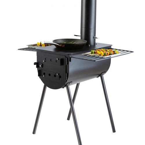 Wood Stove 118 inch Alloy Steel Camping Tent Stove Portable Wood Burning